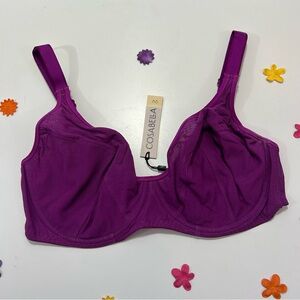 Cosabella Soire Side Support Purple Bra 36E NWT